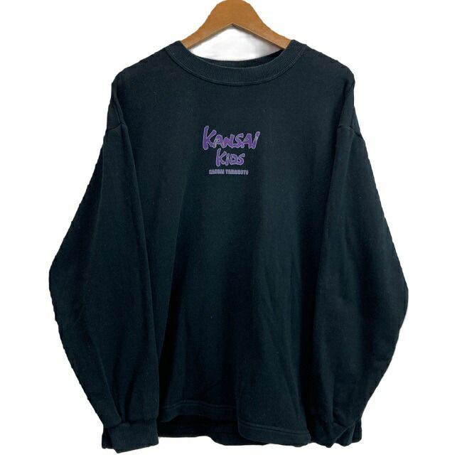 KANSAI KIDS スウェット トレーナー トップス クルーネック コットン プリント ブランドロゴ バックプリント SBC1-T68J カジュアル 古着
