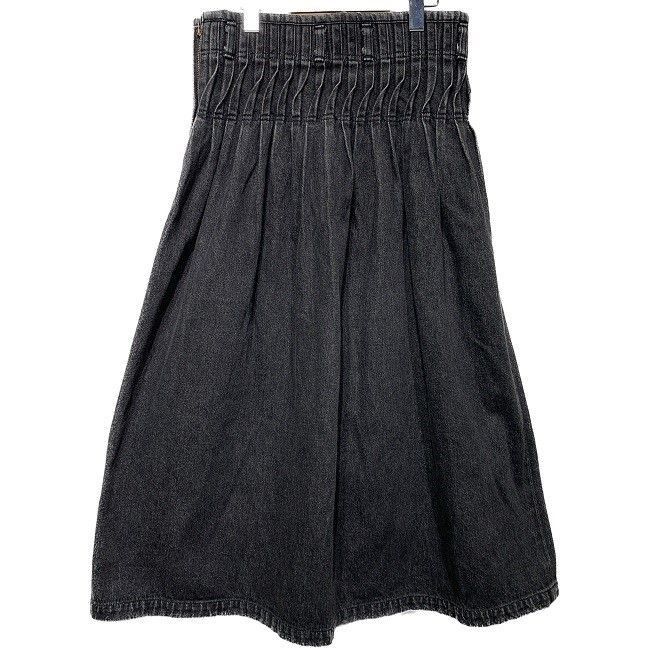 割引 ISSEY MIYAKE ロングスカート デニム ウエストギャザーデザイン
