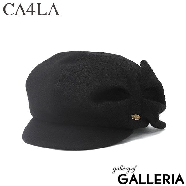 CA4LA キャスケット レディース 帽子 カシラ ブランド 女性 おしゃれ ハンチング かわいい 秋冬 秋 冬 ウール混 可愛い シンプル キャップ つば UVカット 紫外線対策 サイズ調節 日本製 HK NOELLE TOZ00106