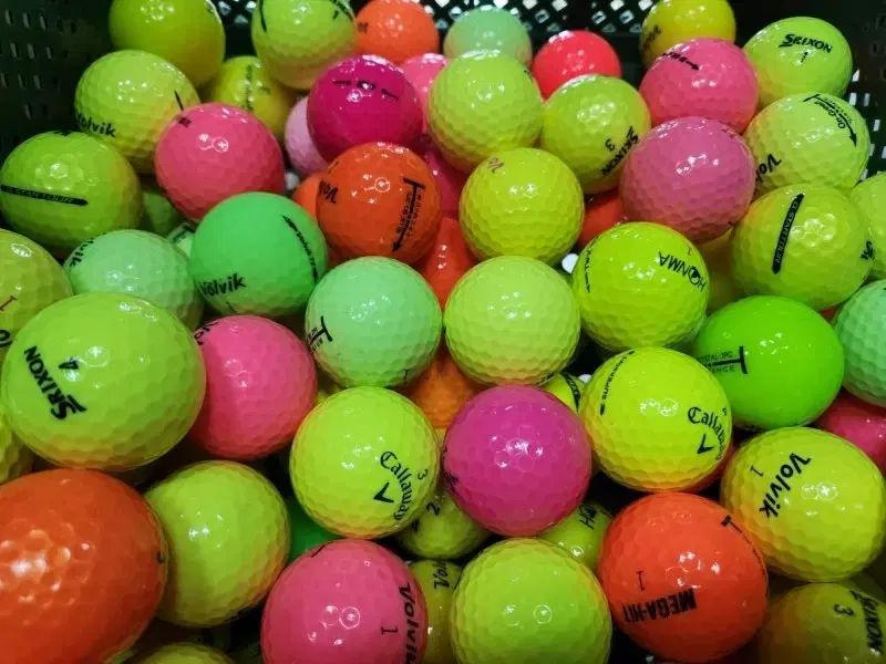 COLOR ゴルフボール ロストボール ミックス