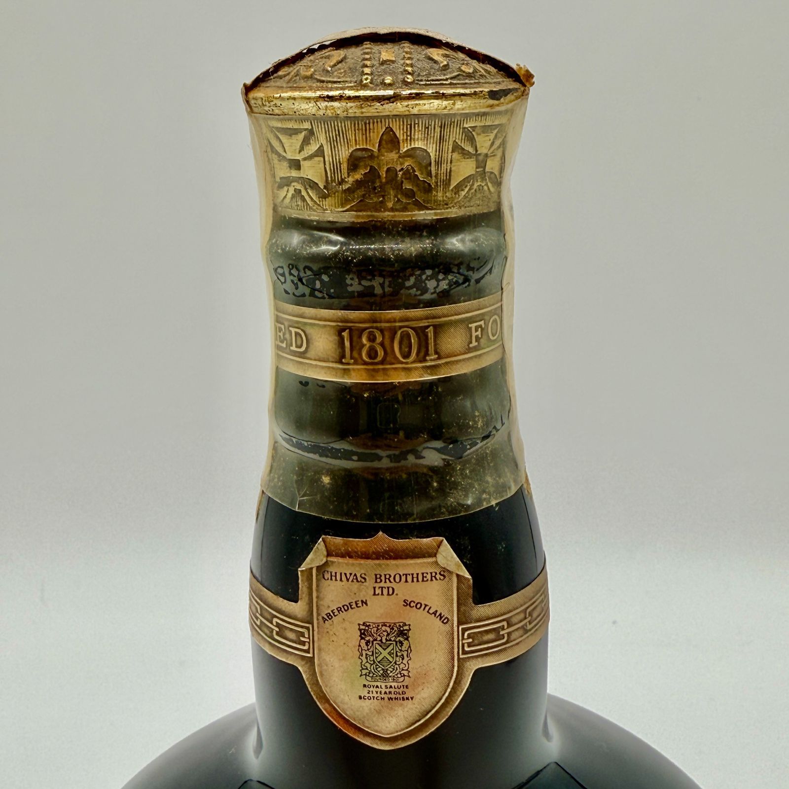 ロイヤルサルート 21年 青 陶器ボトル 未開栓 古酒 700ml - メルカリ