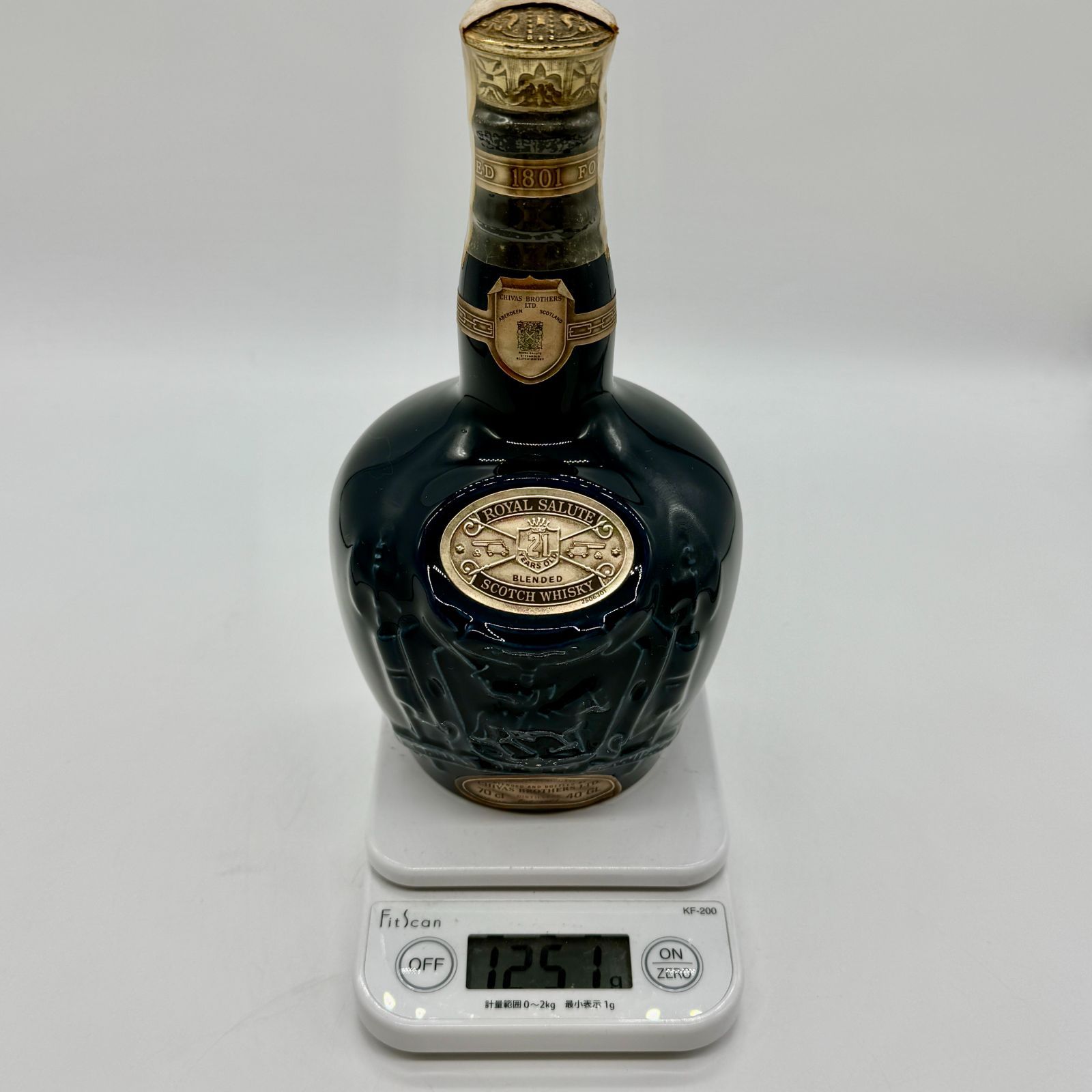 未開栓】古酒 SALUTE ロイヤル サルート 21年 スコッチウイスキー 陶器 