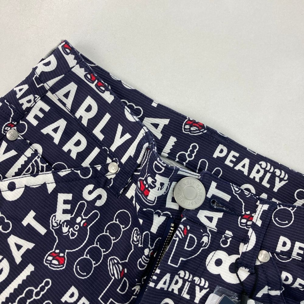 ストレッチパンツ ロゴ