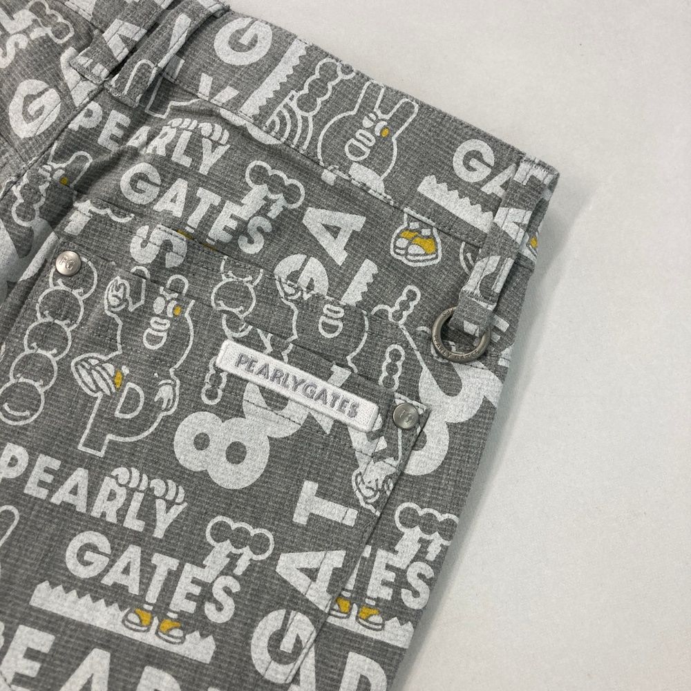 サイズ 00 PEARLY GATES パーリーゲイツ 055-2231020 ストレッチパンツ ロゴ 総柄 グレー系 240101551809 ゴルフウェア レディース ストスト LLC-HASEGAWATOSO_COM