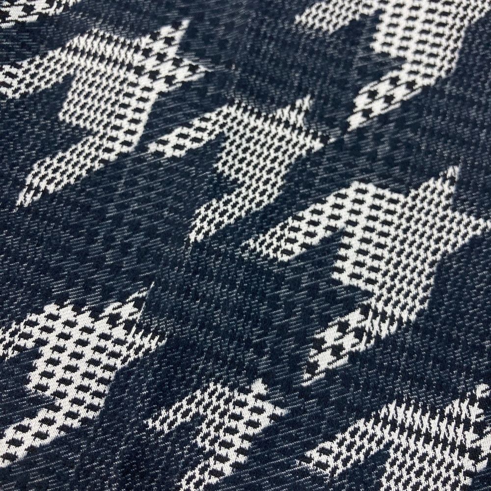 千鳥柄 ネイビー系