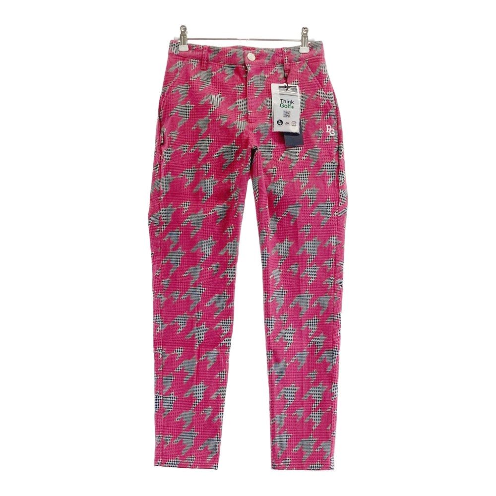 サイズ 00 PEARLY GATES パーリーゲイツ 055-2231912 ロングパンツ グレンチェック 千鳥柄 レッド系 ゴルフウェア レディース ストスト