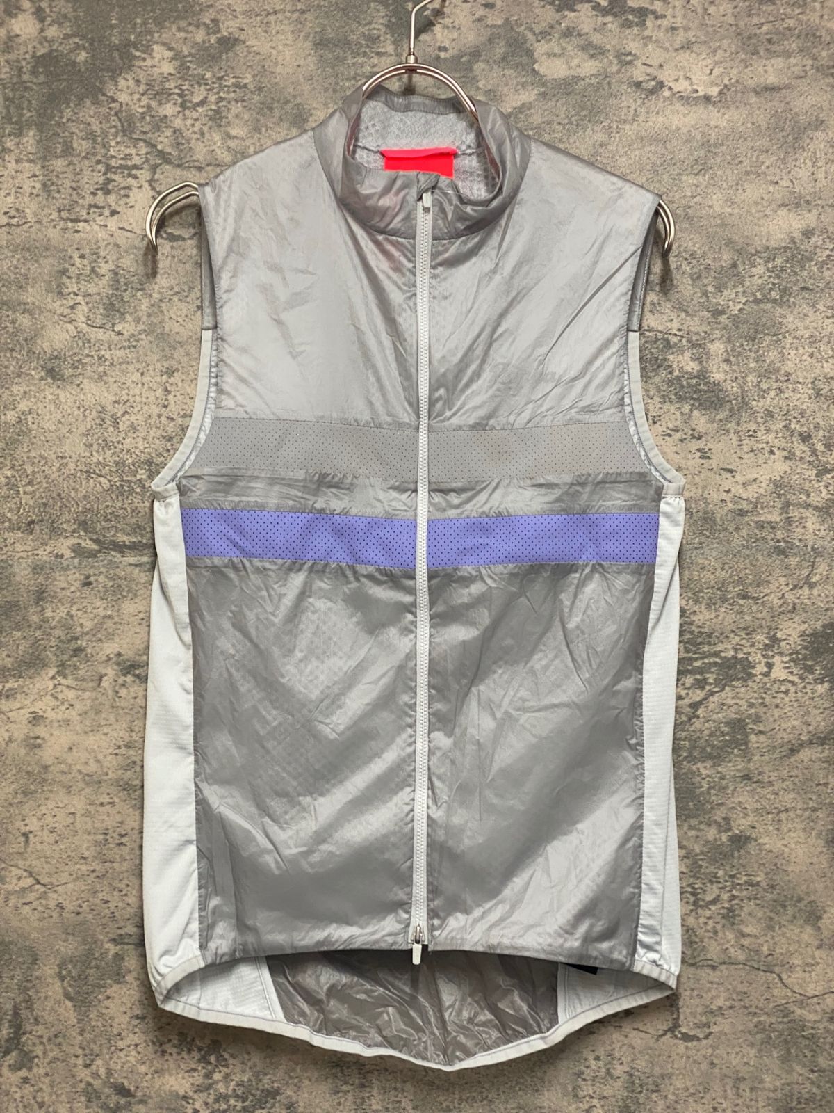 JO044 ラファ Rapha BREVET INSULATED GILET ジレ サイクルベスト グレー 白 S 裏起毛