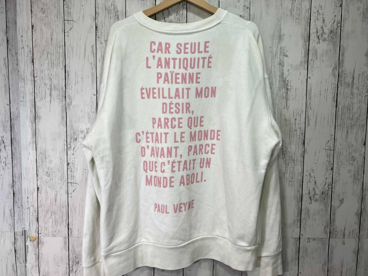 GUCCI グッチ 688219 スウェット ホワイト ピンク サイズL