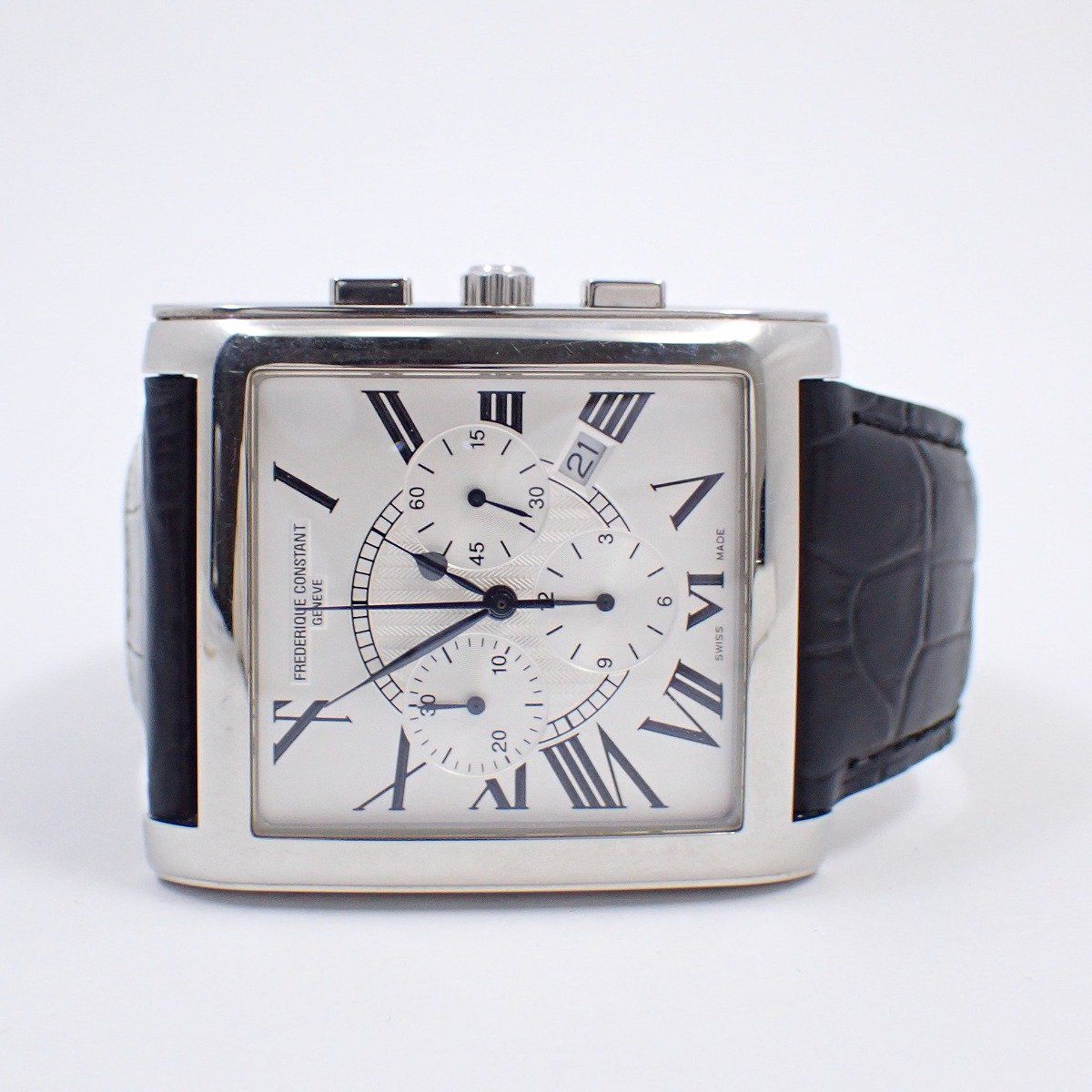 フレデリックコンスタント パスエイション カレ クロノグラフ クォーツ  