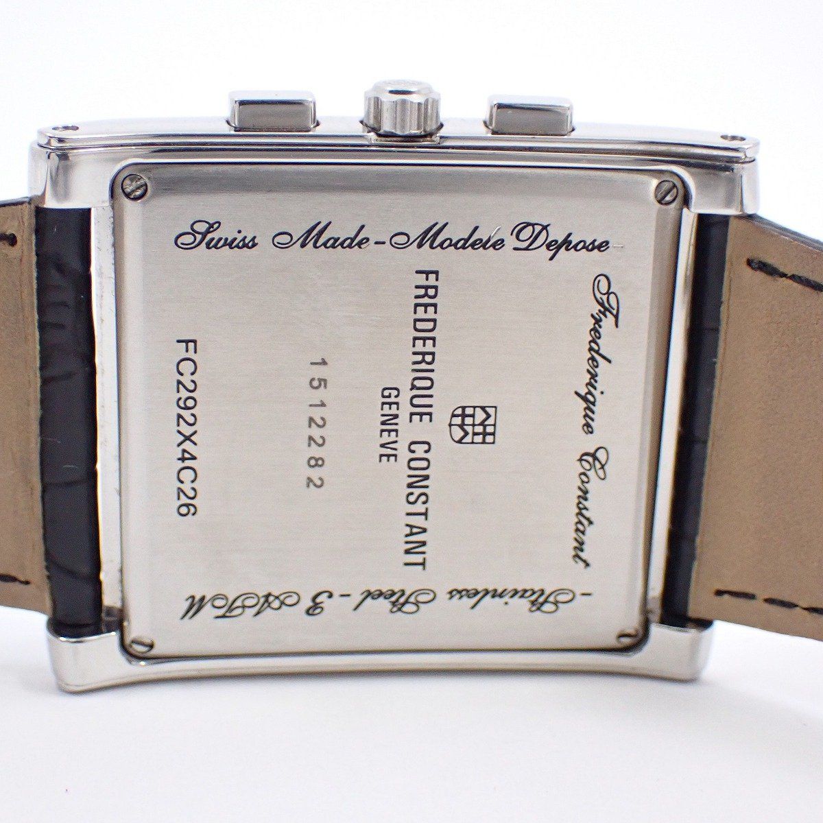 フレデリックコンスタント パスエイション カレ クロノグラフ クォーツ  