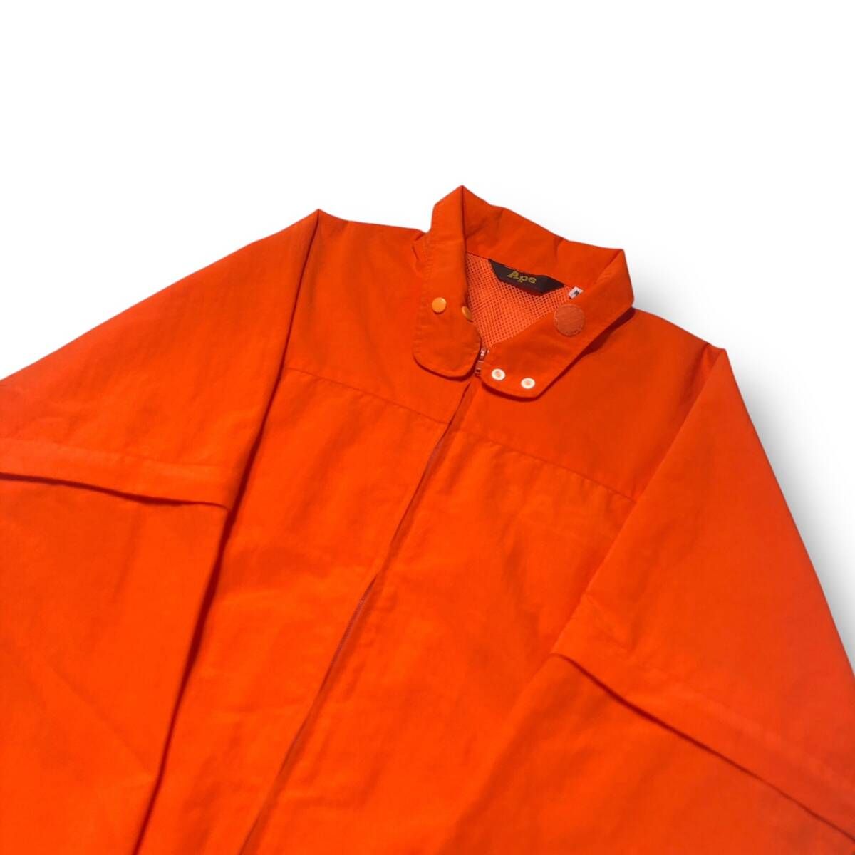 90s A BATHING APE 2WAY ZIP NYLON JACKT 2ウェイジップナイロン