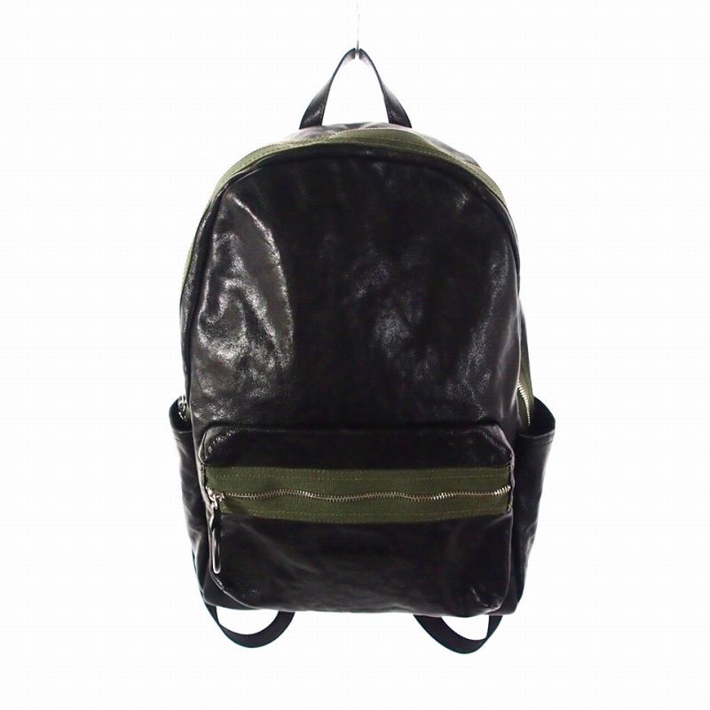 DIESEL リサイクルナイロン＆レザー バックパック リュック DIESEL