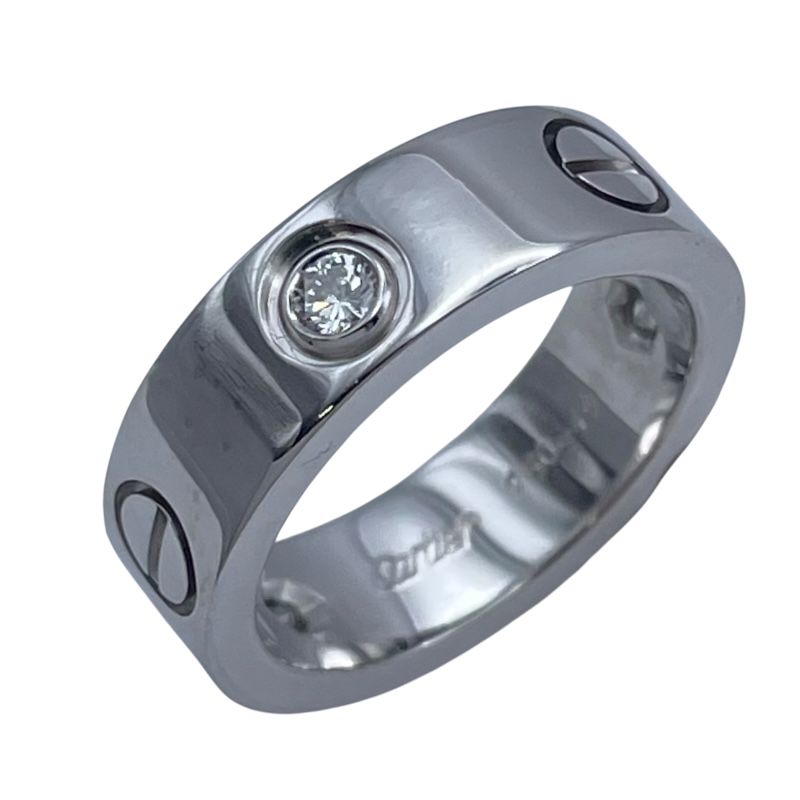 カルティエ Cartier ラブリング 3PD ホワイトゴールド 750 ジュエリー