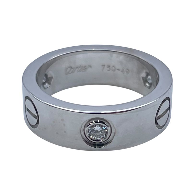 カルティエ Cartier ラブリング 3PD ホワイトゴールド 750 ジュエリー