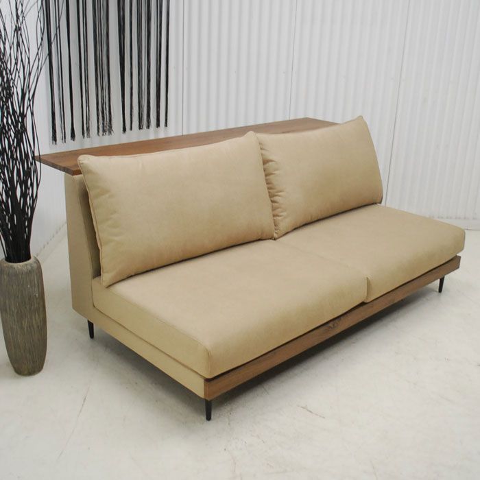 アウトレット 現品限り 一部送料無料 大 展示品 今人気の背面カウンターテーブル付き 新進スタイル ３人掛けソファー ファブリック 240607-サンプル3p