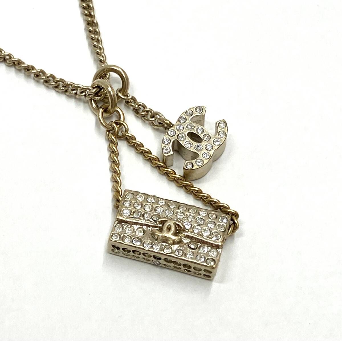 CHANEL シャネル 05A マトラッセモチーフ ブレスレット ラインストーン取れ有り