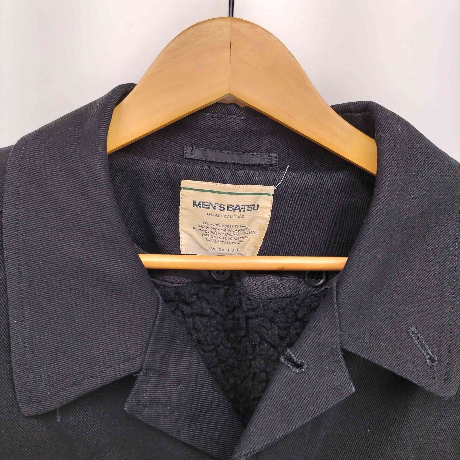 ユーズドフルギ USED古着 {{BA-TSU}} 80s 日本製 比翼 ボアライナー付