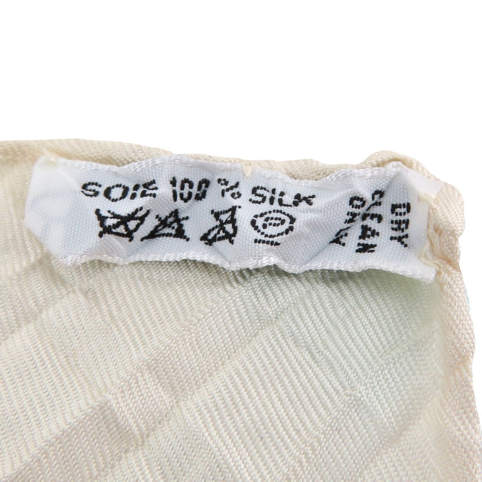 HERMES エルメス カレ90 LES RUBANS DU CHEVAL『馬のリボン 』プリーツ