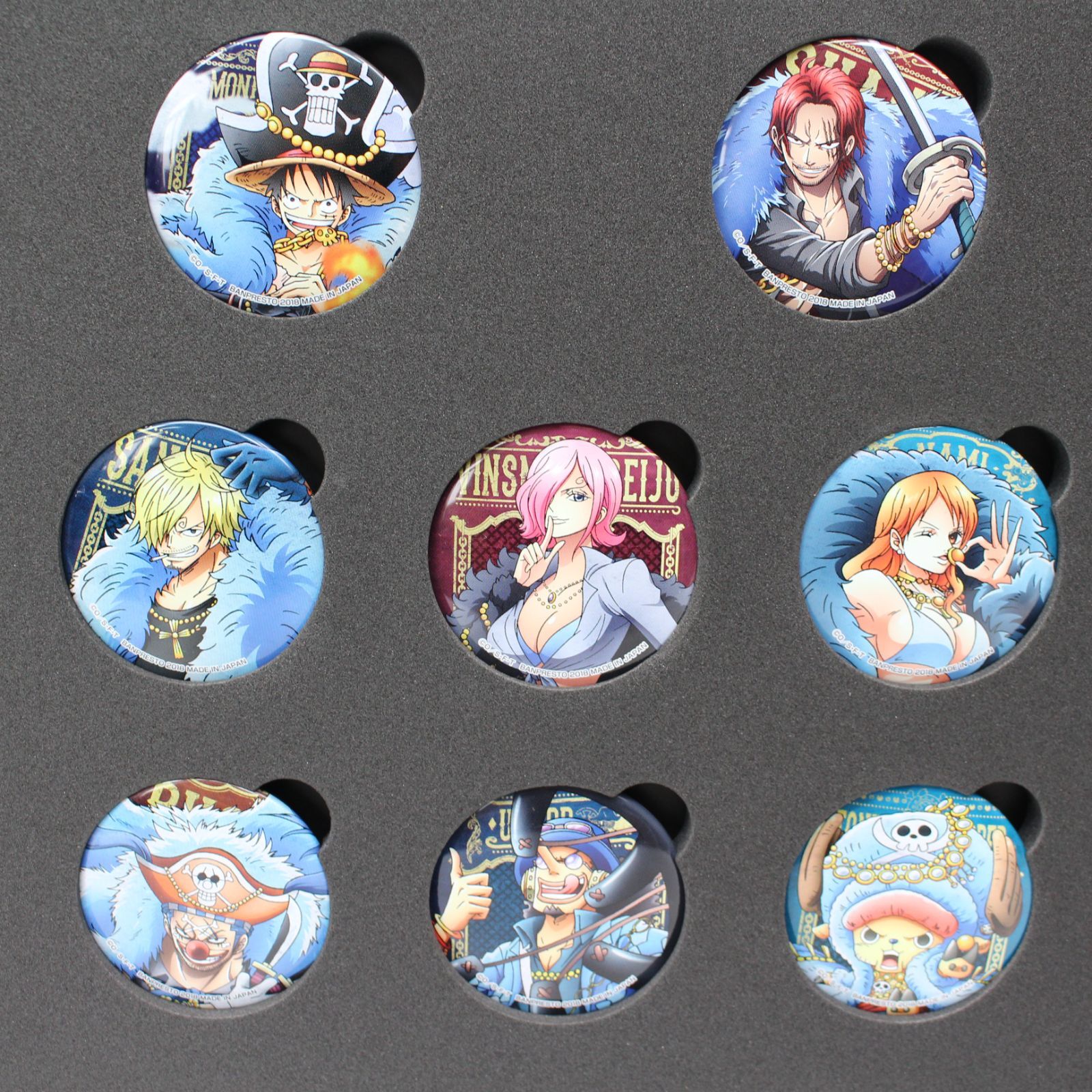 ONE PIECE ワンピース20周年記念 限定衣装 缶バッジコンプリートセット