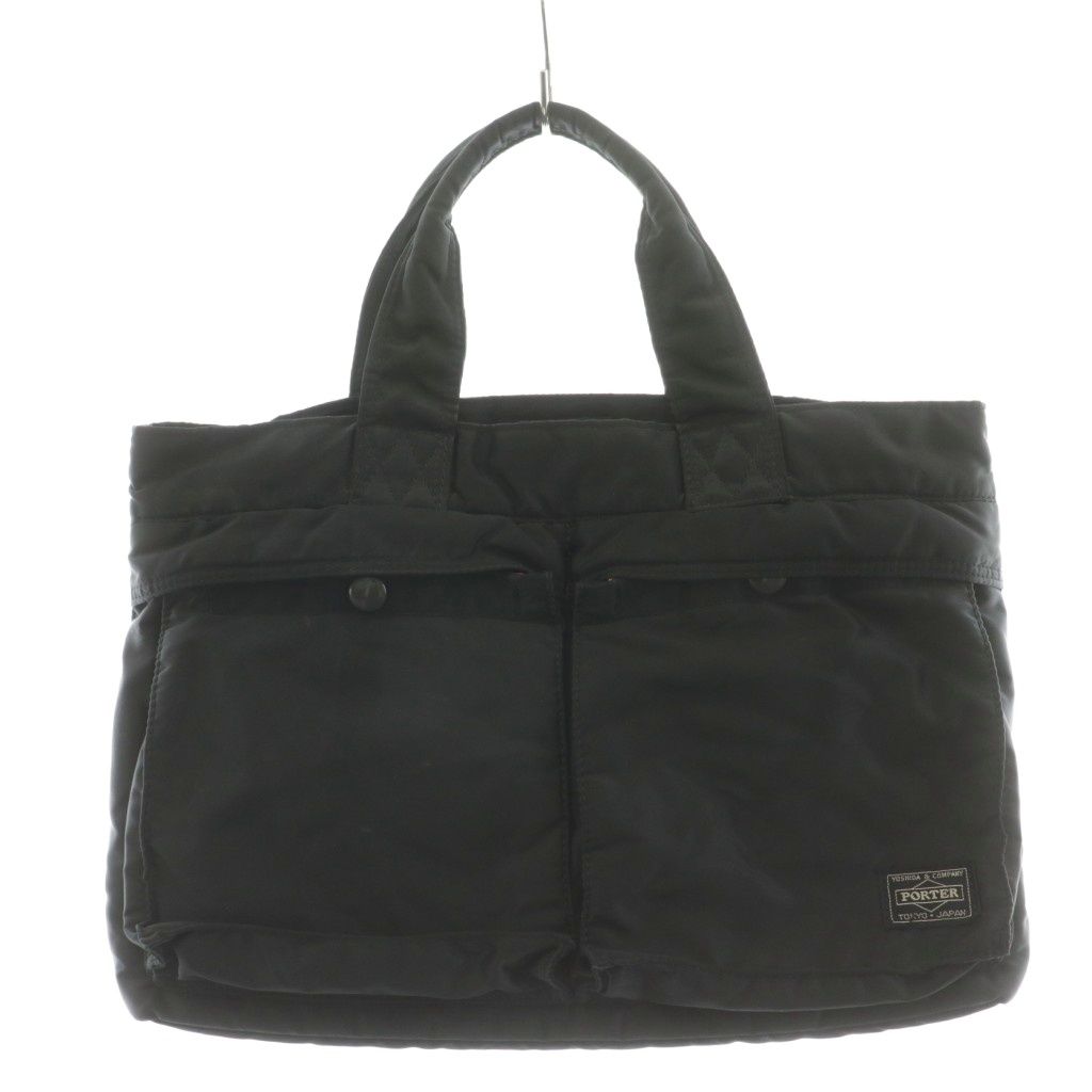 ポーター⭐︎吉田カバン黒 タンカーナイロン トートバッグ 美品】吉田