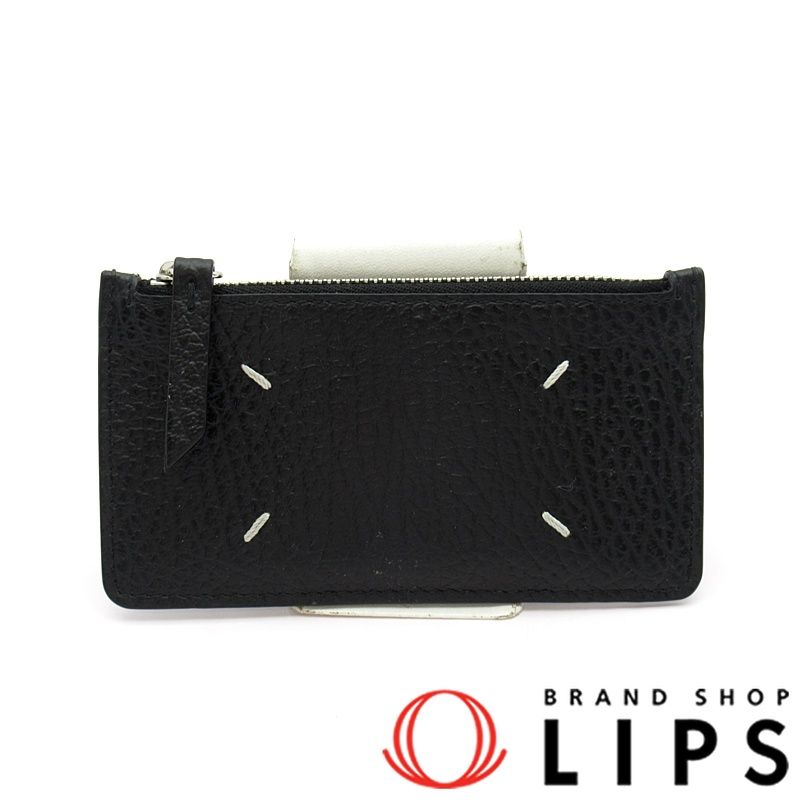 メゾンマルジェラ コインケース S56UI0143 レザー メンズ ブラック