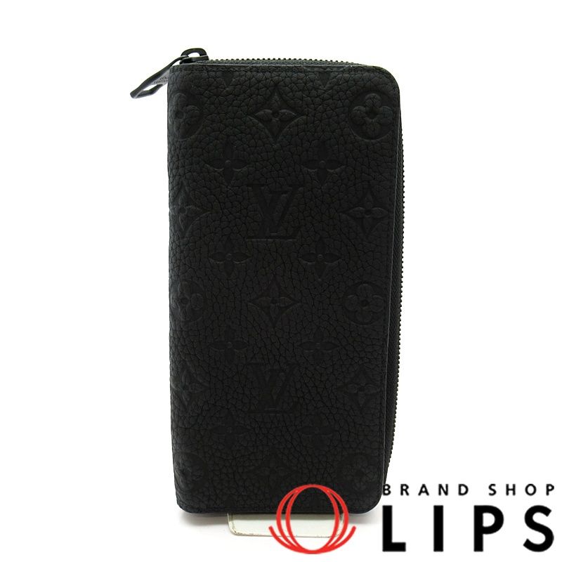 ルイ ヴィトン ジッピーウォレット ヴェルティカル M69047 トリヨンレザー レディース ブラック