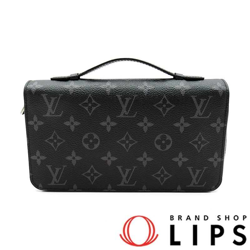 ルイ ヴィトン ジッピーXL M61698 モノグラムエクリプス メンズ ブラック