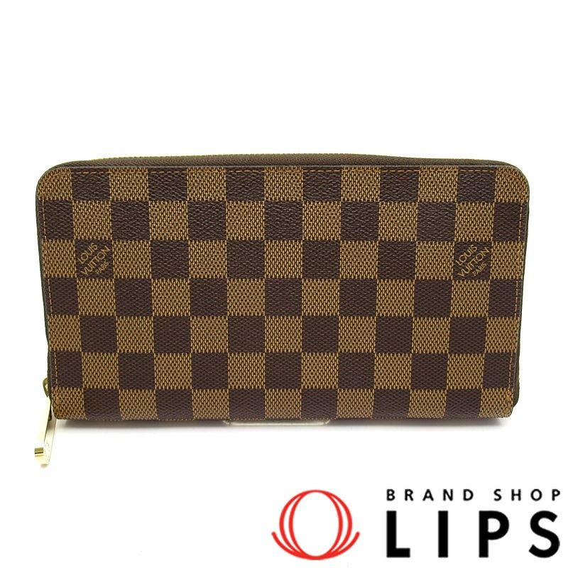 ルイ ヴィトン ジッピーオーガナイザー N60003 ダミエ メンズ ブラウン