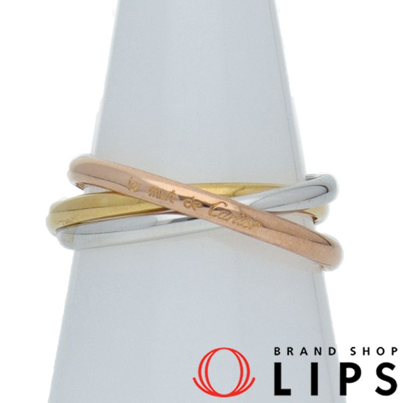 カルティエ トリニティリングSM 12 K18 3 レディース