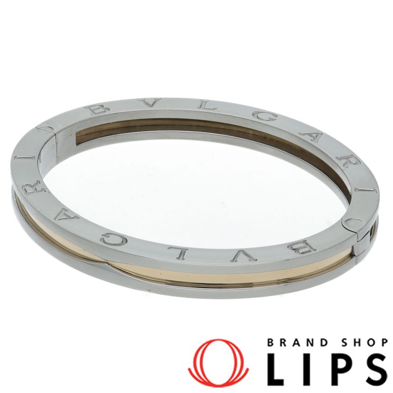 ブルガリ ビーゼロワンバングル K18YG SS レディース