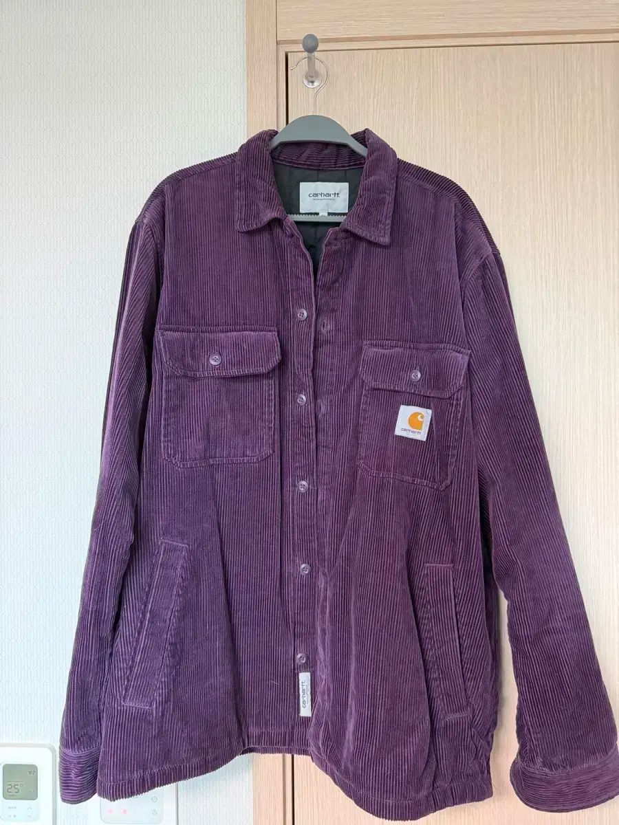 カーハート パープル 良い コーデュロイ シャツ ジャケット