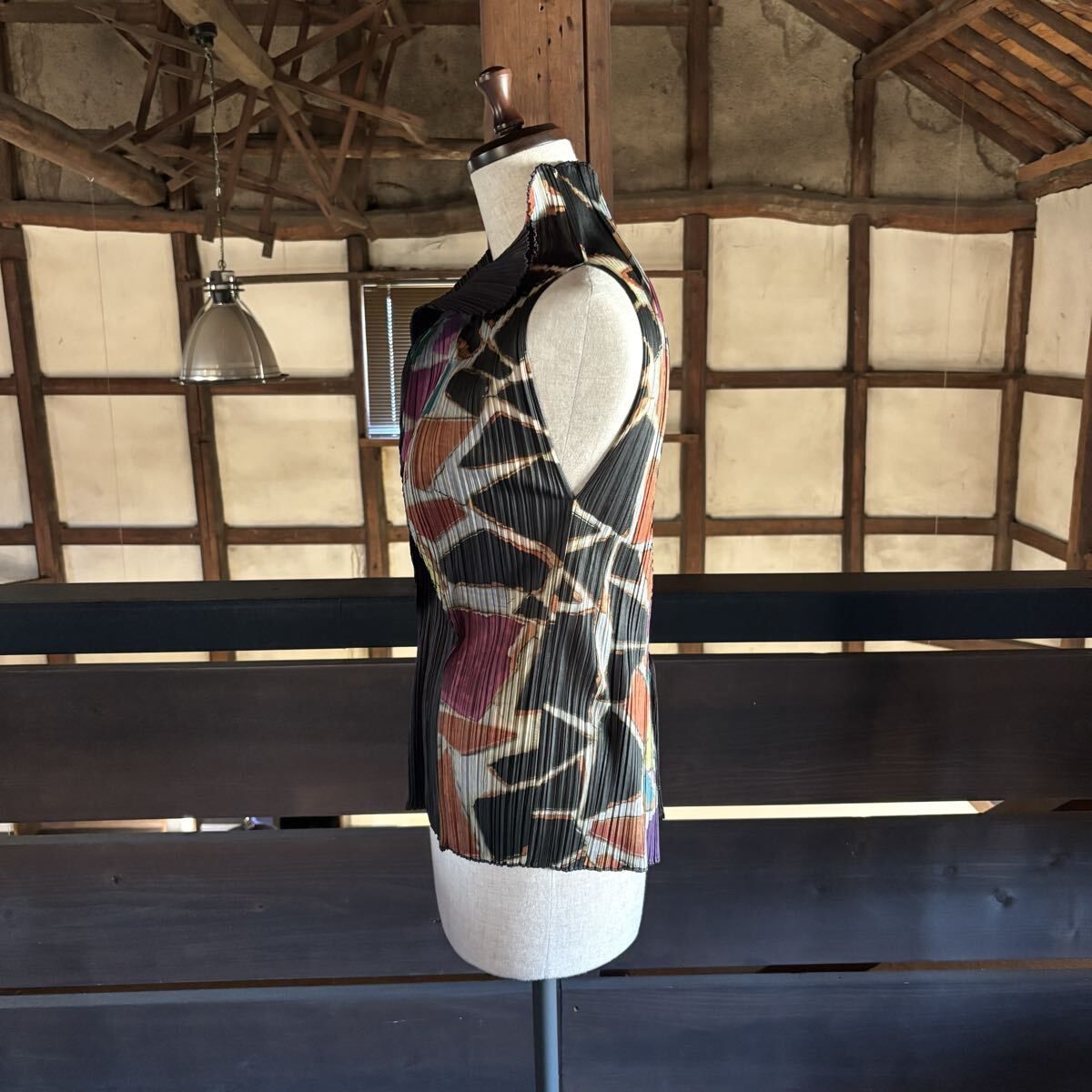 03 aw 2003 名作 PLEATS PLEASE ISSEY MIYAKE イッセイミヤケ プリーツ ガラパゴス諸島 宝石 変形 カットソー アーカイブ サイズ 3 711-0150