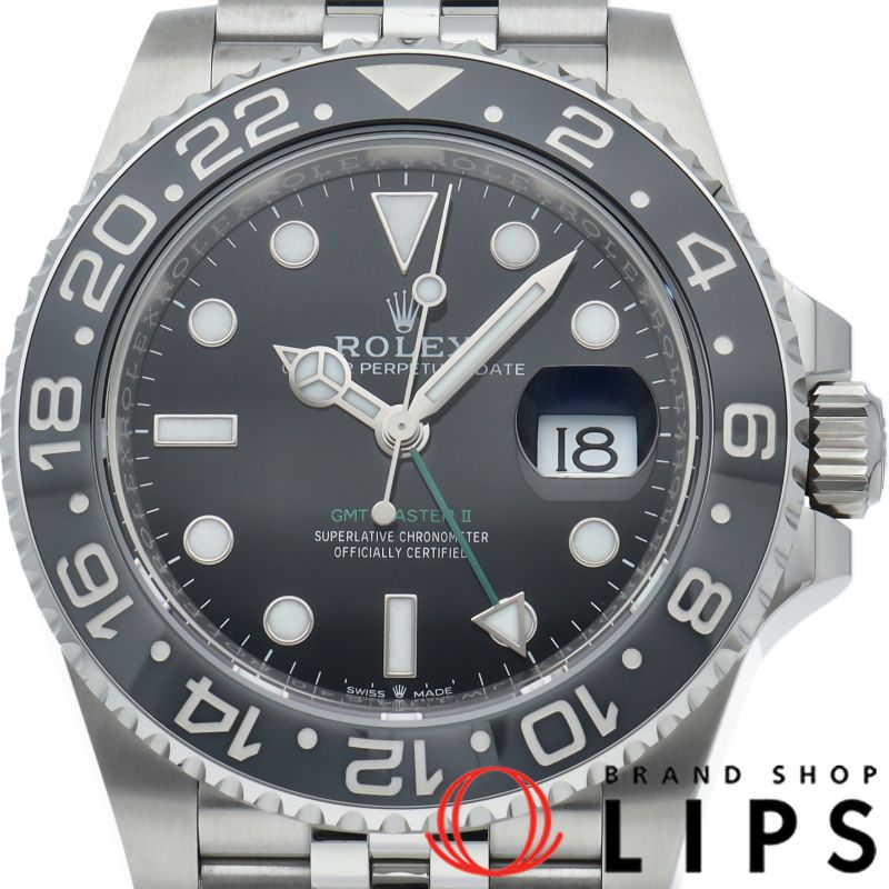 ロレックス GMTマスター2 ウォッチ ジュビリー 126710GRNR 箱 保証書  