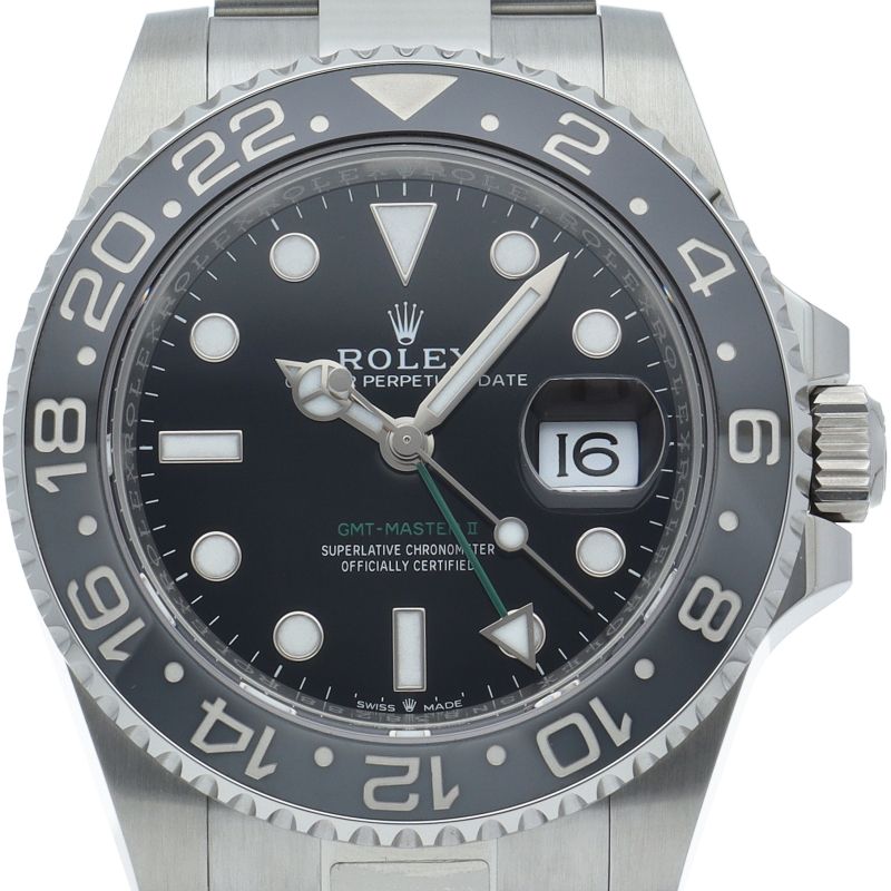 ロレックス GMTマスター2 ウォッチ オイスター 126710GRNR 箱 保証書  