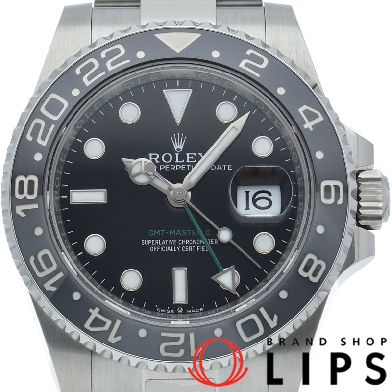 ロレックス GMTマスター2 ウォッチ オイスター 126710GRNR 箱 保証書  