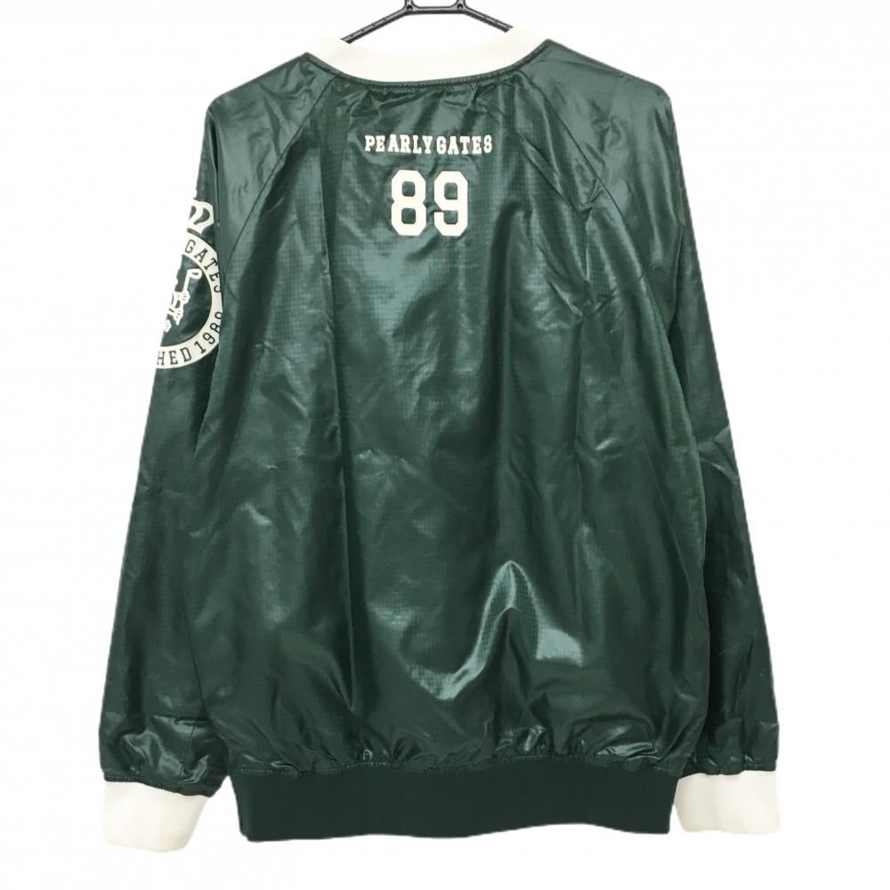 パーリーゲイツ スニード グリーン×白 千鳥格子地模様 蓄熱裏地