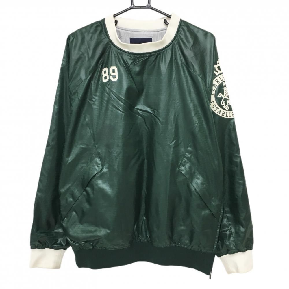 パーリーゲイツ スニード グリーン×白 千鳥格子地模様 蓄熱裏地