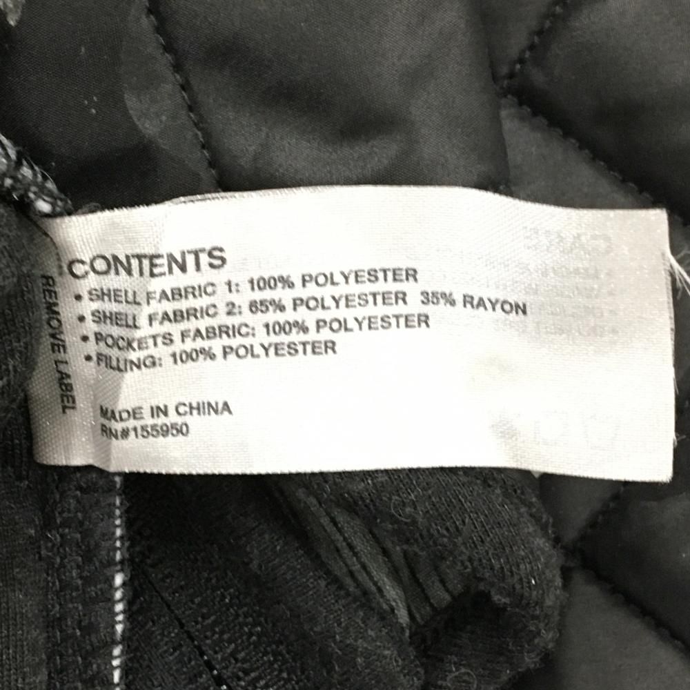 超 グレイソン 中綿ベスト 黒 カモフラ柄 迷彩 キルティング メンズ S ゴルフウェア GREYSON LLC-HASEGAWATOSO_COM