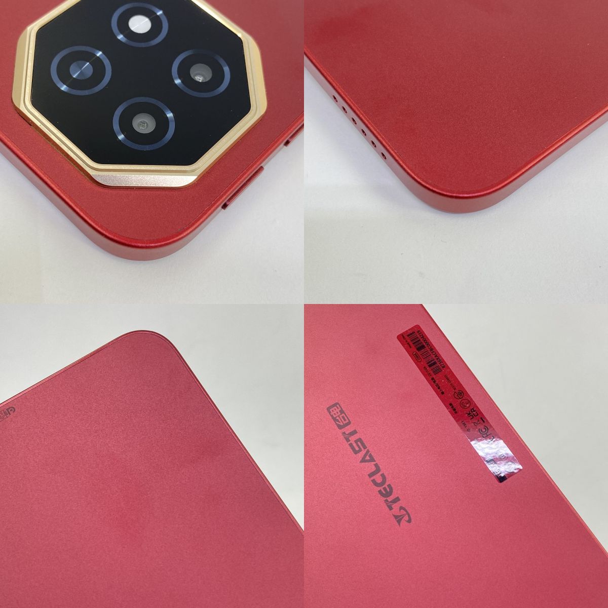  TECLAST T 60 Ai 128 GB RAM 6 10 タブレット レッド ケース付き Androidタブレット本体 タブレット