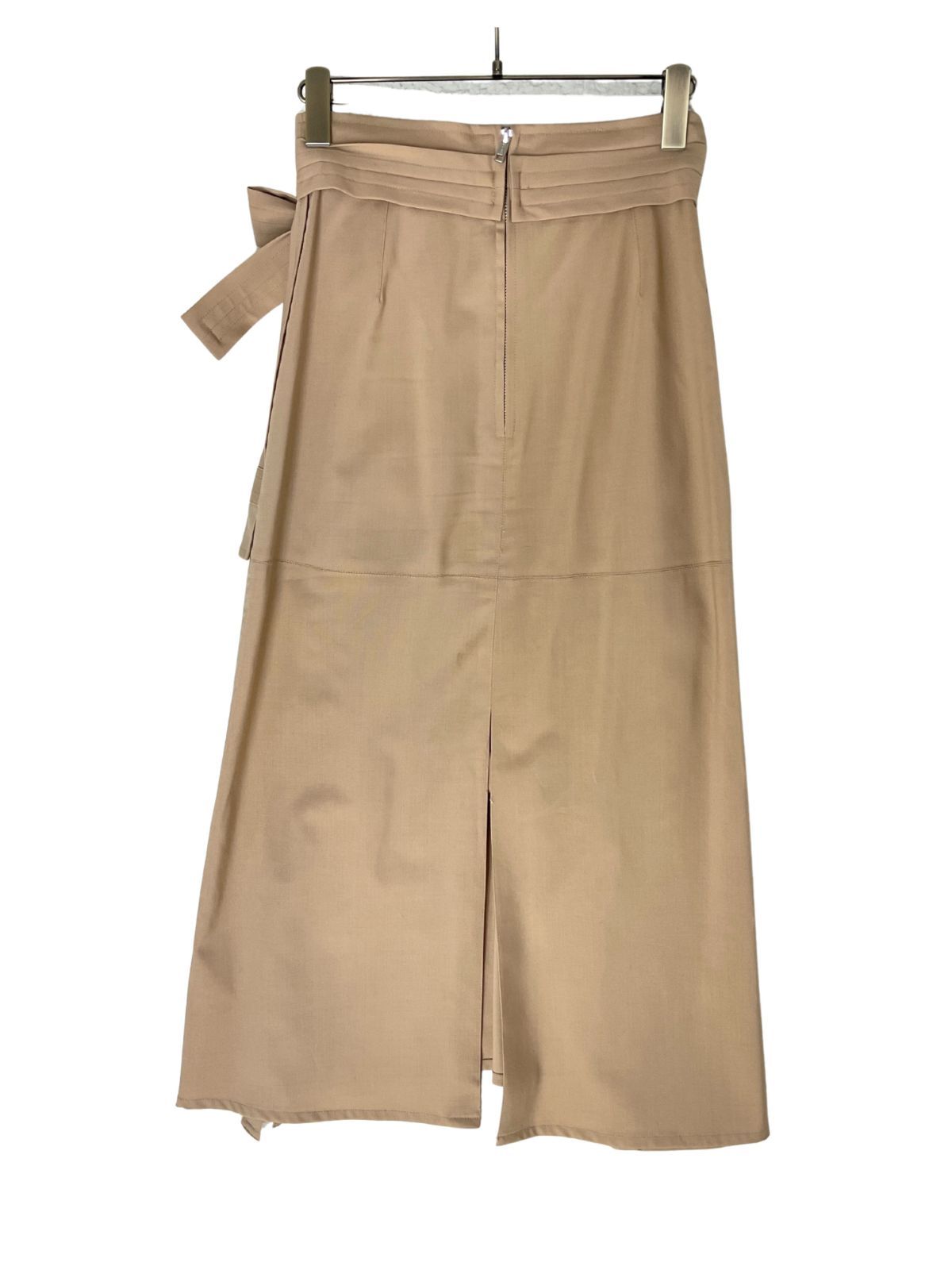 0 3.1 Phillip Lim3.1フィリップリム 切り替えリボンスリットスカート 0 ベージュ げ交渉