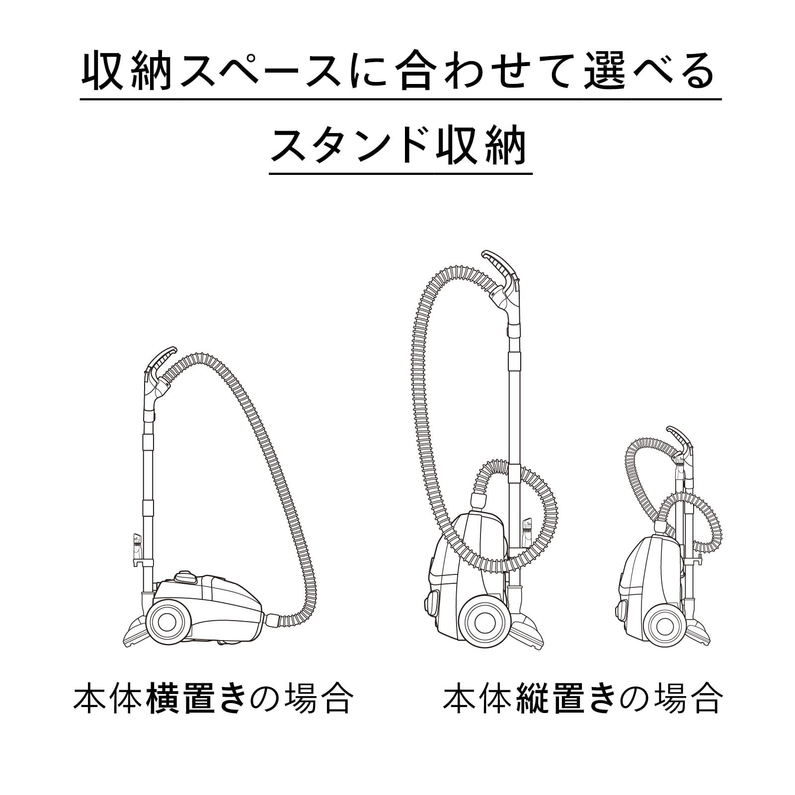 TWINBIRD ツインバード 掃除機 クリーナー サイクロン キャニスター掃除機 コード式 ハイパワー 軽量 吸込仕事率180W スケルトンブラック YC-E019SBK