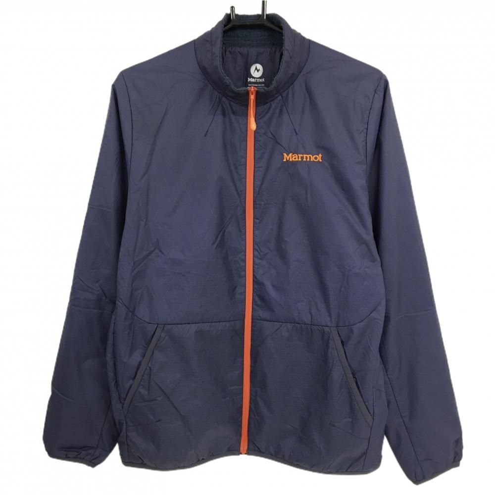 【美品】マーモット×ビームスゴルフ ジャケット グレー ネック裏起毛 メッシュ調裏地 メンズ M ゴルフウェア BEAMS GOLF