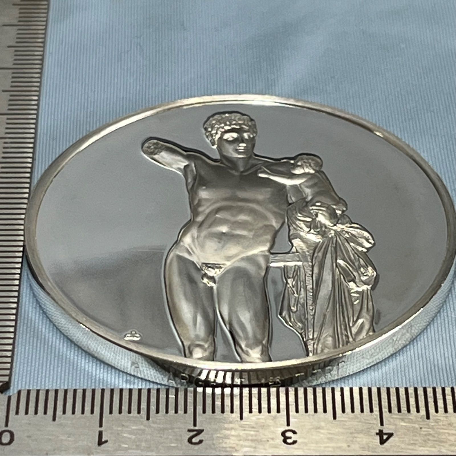 19世紀 200年前 フランス 銀製 ウェディングメダル 未使用 19世紀 200