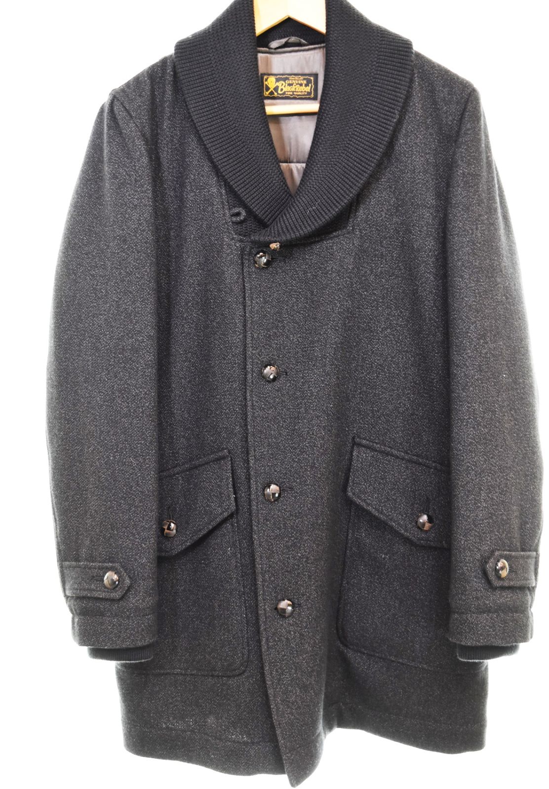 ルードギャラリー RUDE GALLERY RUDE GALLERY BLACK REBEL ブラックレーベルチェスターコート ジャケット ブラック Lサイズ 103MT-3313