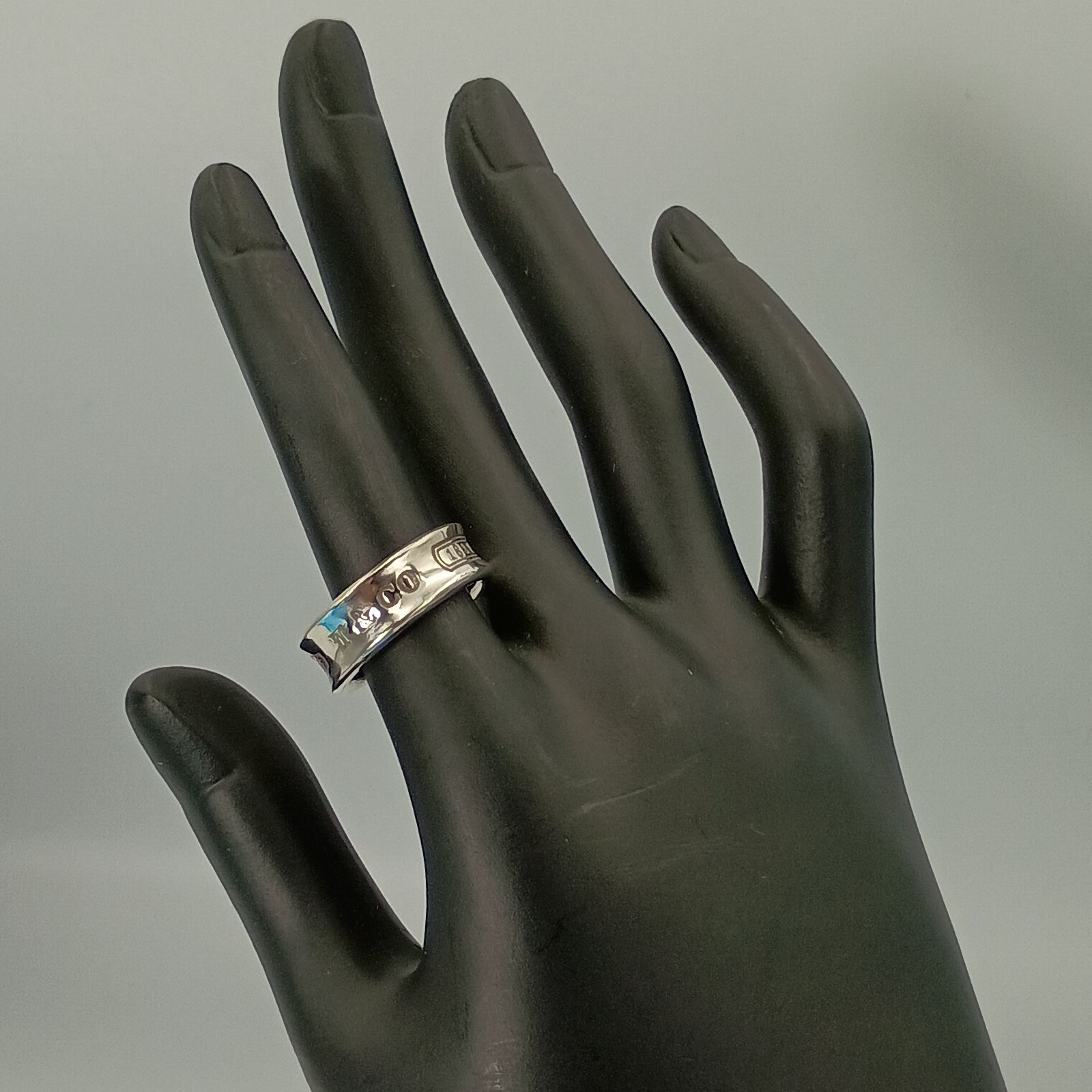 TIFFANY&Co.ティファニー 12号 ナローリング 1837 シルバー925 指輪