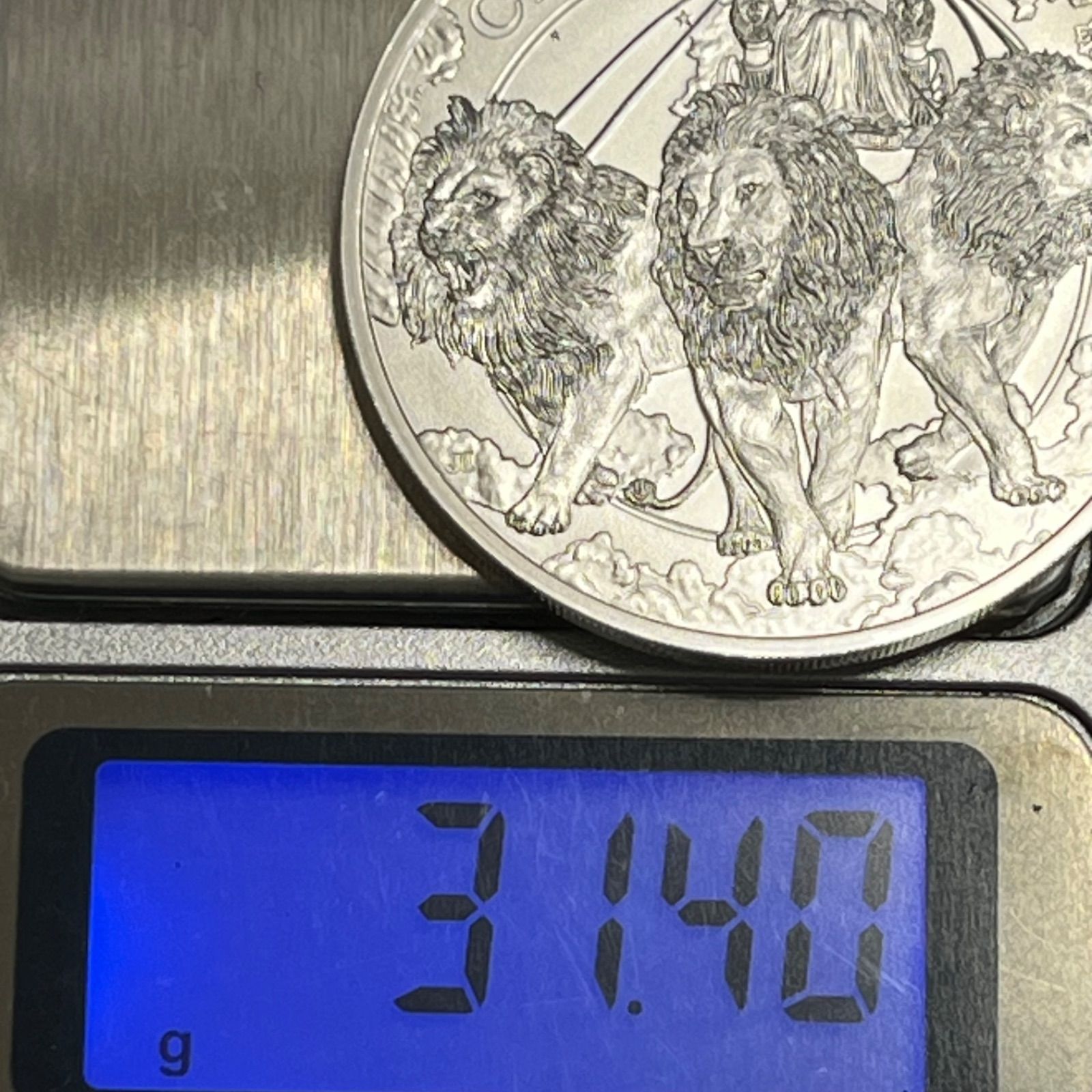 銀貨】2024年 セント・ヘレナ CYBELE キュベレー 1ポンド銀貨