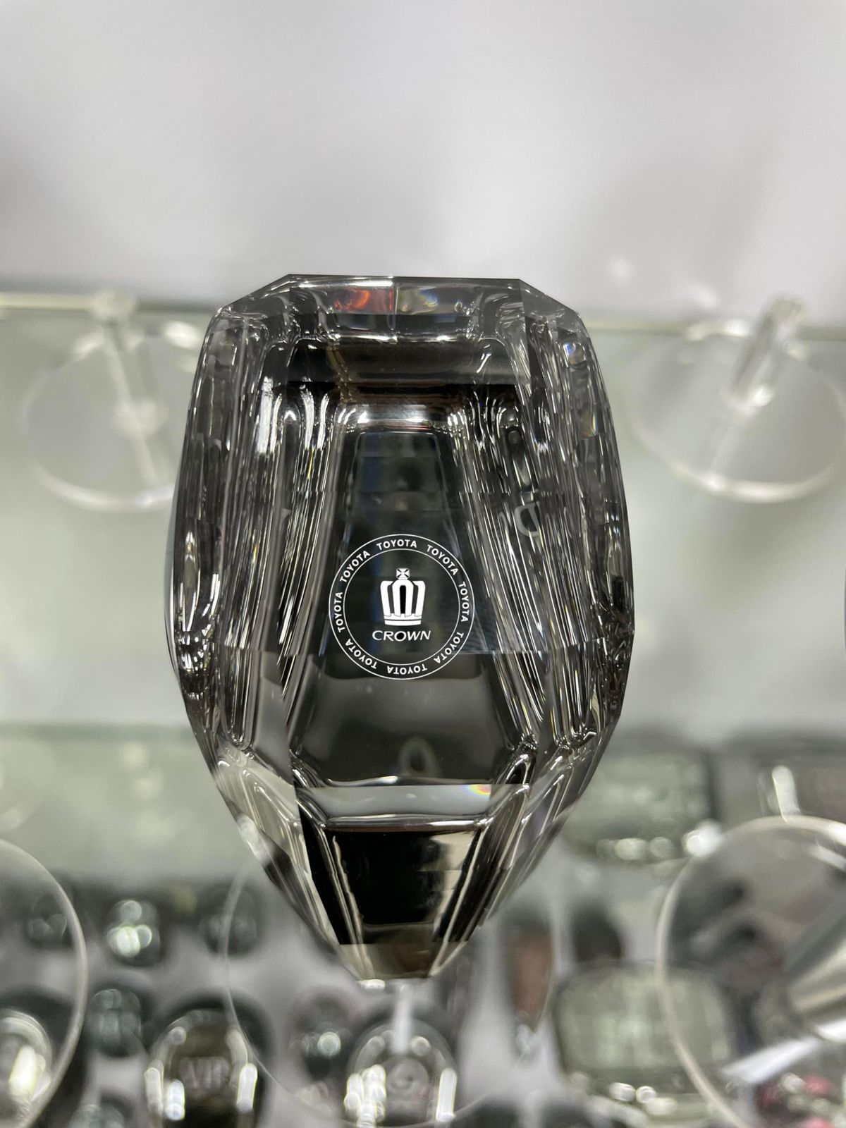 クラウン 11|12|13|14代目クリスタルシフトギア シフトノブ Crown 180系210系|アスリート 200系 マジェスタ 200系 210系クラウン アップグレード LED イルミネーション タッチセンサー 7色 点灯 ギアスティックシフトノ