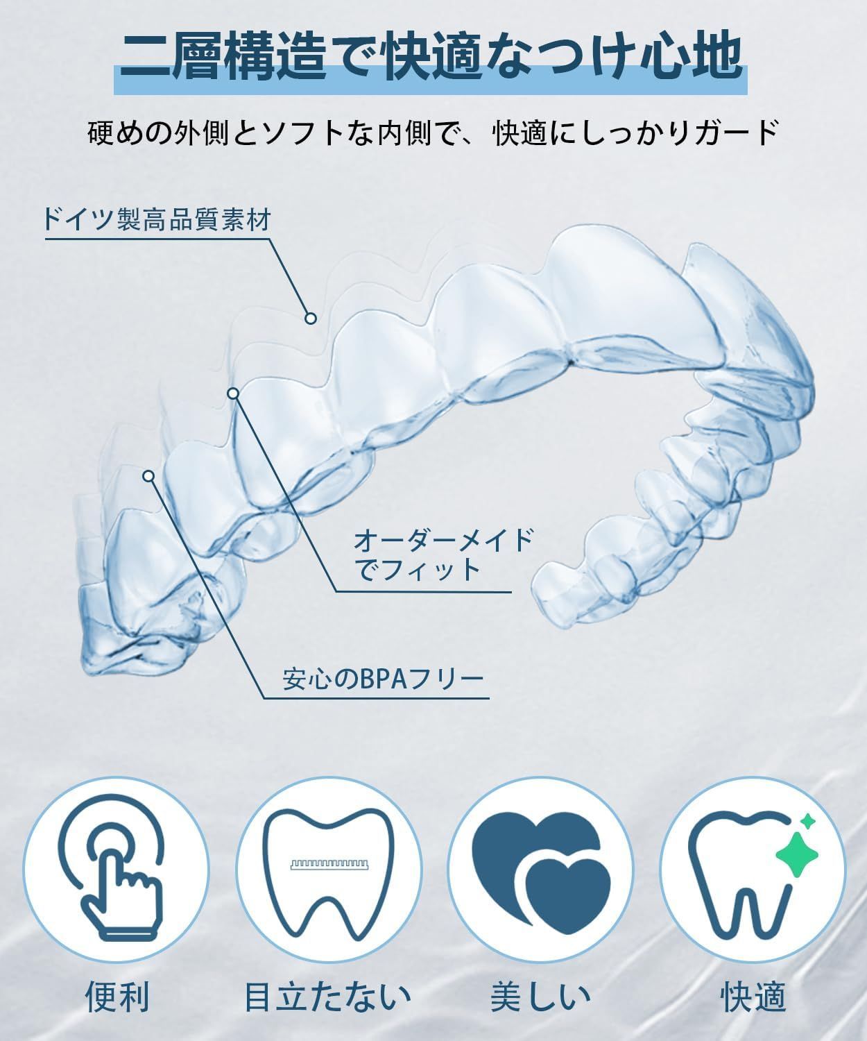 着け心地快適 男女兼用