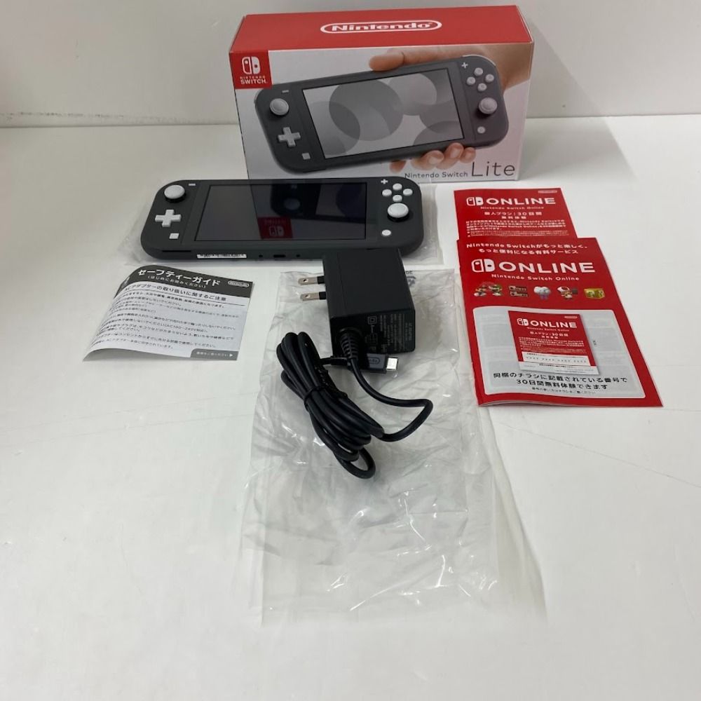 08w13923 ゲームハード Nintendo Switch Lite グレー ♥品 スイッチ ライト 品