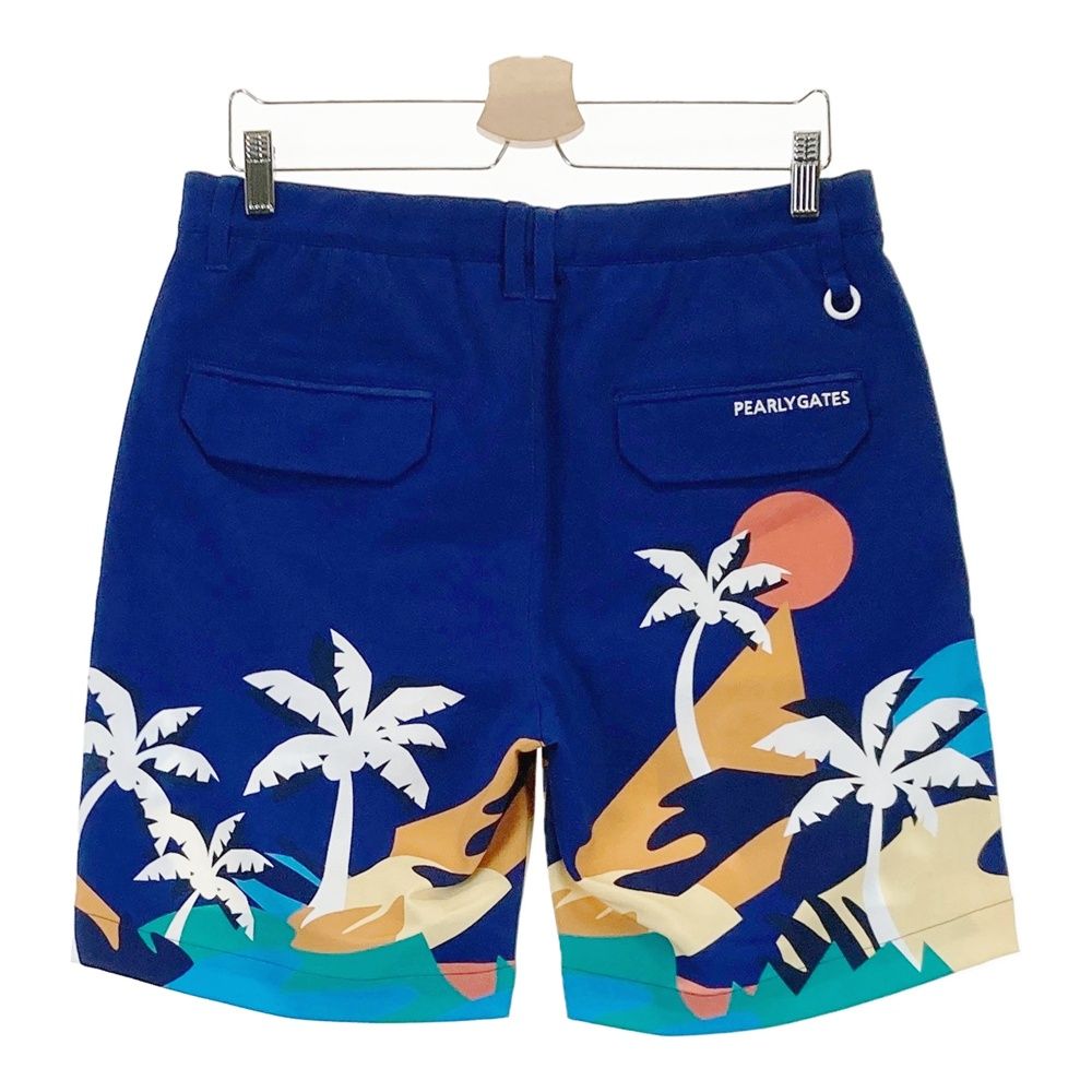 ⭐️新品未使用 正規品 パーリーゲイツ ゴルフ ハーフパンツ サイズ：4 ネイビー 181 パーリーゲイツ ハーフパンツ メンズ ショートパンツ ネイビー 4 M